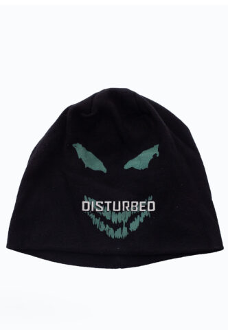 Disturbed – Face – Beanie – Schwarz – Onesize – 100% Polyacryl
