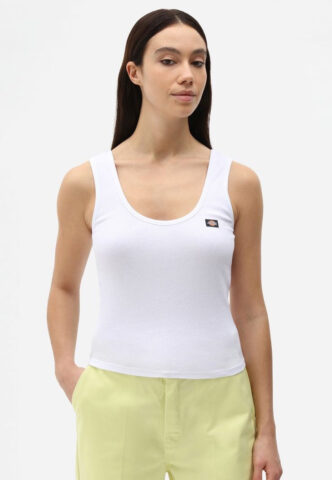 Dickies – Mapleton Vest W White – Tank – Weiß – M – 100% Baumwolle