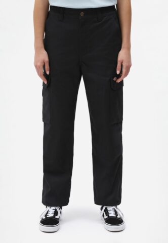 Dickies – Comba Elasticated Black – Hose – Schwarz – W26 – 100% Baumwolle