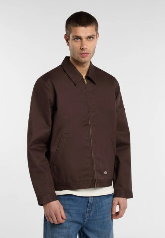 Dickies – M Lined Eisenhower Chocolate Brown – Jacke – Braun – XXL – 65% Polyester, 35% Baumwolle