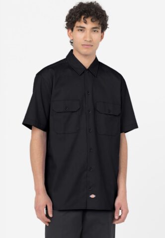 Dickies – Work S/S Rec Black – Hemd – Schwarz – L – 65% Polyester, 35% Baumwolle