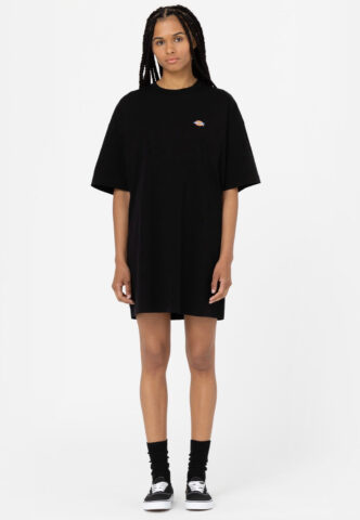 Dickies – Mapleton Black – Kleid – Schwarz – XS – 100% Baumwolle