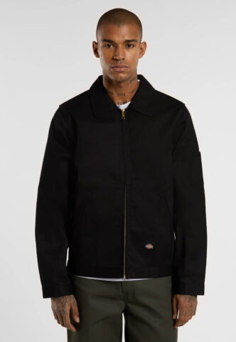 Dickies – Unlined Eisenhower Black – Jacke – Schwarz – L – 65% Polyester, 35% Baumwolle