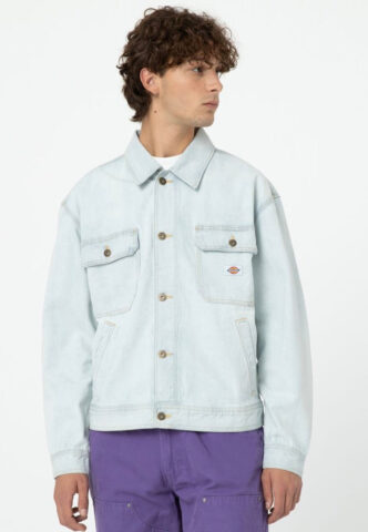 Dickies – Madison Ultra Lightwash – Jeansjacke – Blau – XL – 100% Baumwolle