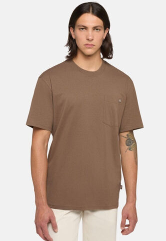 Dickies – Luray Pocket Mushroom – T-Shirt – Braun – M – 100% Baumwolle