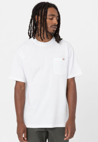 Dickies – Luray Pocket White – T-Shirt – Weiß – M – 100% Baumwolle