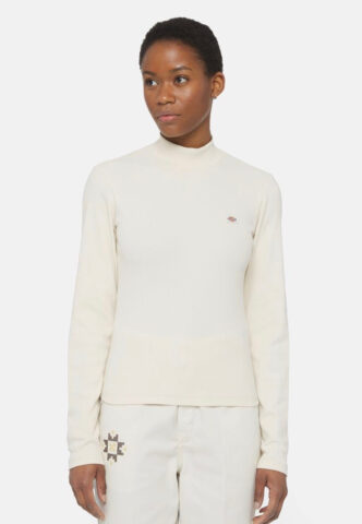Dickies – Marysville W Whitecap Gray – Longsleeve – Beige – L – 95% Baumwolle, 5% Elastan