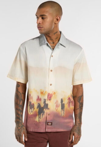 Dickies – Running Wild Oak Buff – Hemd – Braun – XL – 100% Baumwolle
