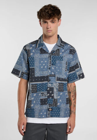 Dickies – Glandorf Dark Navy – Hemd – Blau – M – 52% Lyocell, 48% Biobaumwolle