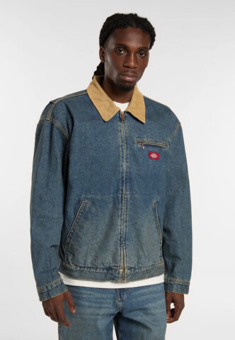 Dickies – Denim Painter Khaki Tinted – Jacke – Blau – M – 100% Baumwolle