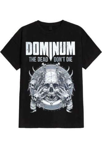 Dominum – The Dead Don’t Die – T-Shirt – Schwarz – XXL – 100% Baumwolle