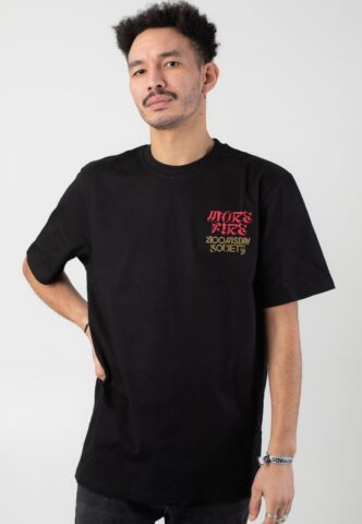 Doomsday Society – More Fire Black – T-Shirt – Schwarz – S – 100% Baumwolle