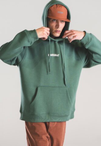 Doomsday Society – No More Space Myrtle – Hoodie – Grün – S – 65% Baumwolle, 35% Polyester