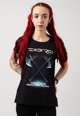 Doro – Conqueress – Girly – Schwarz – L – 100% Baumwolle