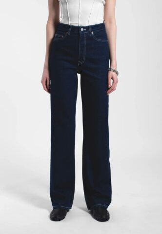 Dr. Denim – Echo Bay Rinse Contrast – Jeans – Blau – W27 / L32 – 99% Baumwolle, 1% Elastan