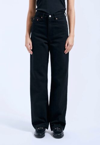Dr. Denim – Echo Black – Jeans – Schwarz – W26 / L32 – 100% Baumwolle