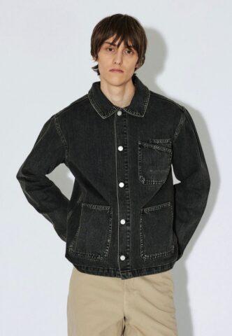 Dr. Denim – Evon Worker Aged Black – Jeansjacke – Schwarz – XL – 100% Baumwolle
