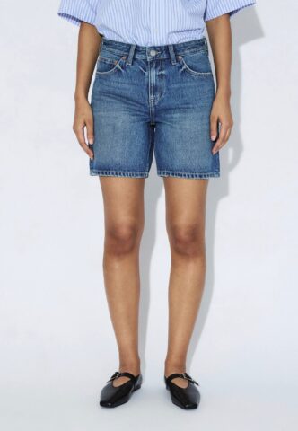 Dr. Denim – Hill Drift Mid Used – Shorts – Blau – W27 – 100% Baumwolle
