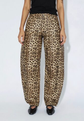 Dr. Denim – Nanci Leopard – Jeans – Schwarz – W30 / L30 – 100% Baumwolle