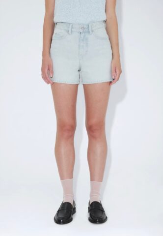 Dr. Denim – Nora Bay Superlight Creme Worn – Shorts – Blau – W27 – 99% Baumwolle, 1% Elastan