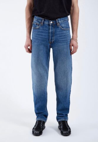 Dr. Denim – Rush Bay Mid Used – Jeans – Blau – W34 / L32 – 99% Baumwolle, 1% Elastan