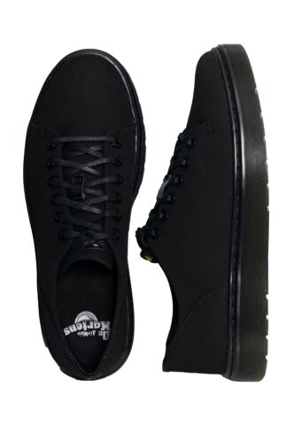 Dr. Martens – Dante Black 10 Oz Canvas – Schuhe – Schwarz – EU 36 – Textile/Textile/Gummi