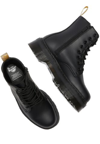 Dr. Martens – Vegan Jadon II Mono Black Felix Rub Off Black – Schuhe – Schwarz – EU 48 – Synthetic/Synthetic/Gummi