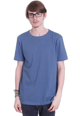 Dr. Denim – Patrick Bad News Blue – T-Shirt – Blau – S – 100% Baumwolle