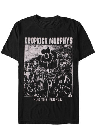 Dropkick Murphys – For The People – T-Shirt – Schwarz – S – 100% Baumwolle