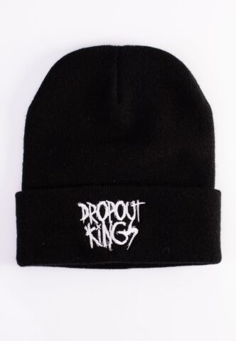 Dropout Kings – Logo – Beanie – Schwarz – Onesize – 100% Polyacryl