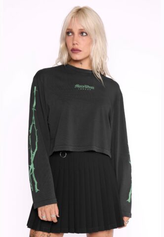 Mary Wyatt – Druidess Vintage Black – Longsleeve – Schwarz – XXL – 100% Baumwolle