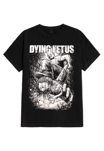 Dying Fetus – Subjected To Beating – T-Shirt – Schwarz – S – 100% Baumwolle