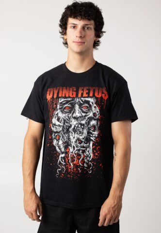 Dying Fetus – Tentacle Face – T-Shirt – Schwarz – XXL – 100% Baumwolle