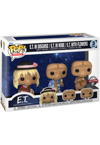 E.T. The Extra Terrestrial – E.T. 3PK POP! Vinyl – Funko Pop – Mehrfarbig – Onesize – 100% PVC