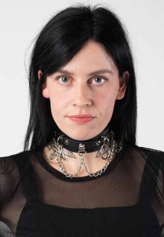 Easure – Chain Slave Black – Choker – Schwarz – Onesize – 100% Polyurethan