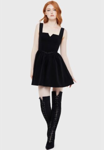 Killstar – Elderroot Black – Kleid – Schwarz – S – 100% Baumwolle