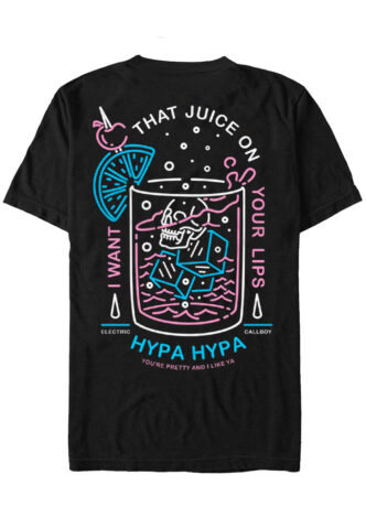 Electric Callboy – Juice On Your Lips – T-Shirt – Schwarz – L – 100% Baumwolle