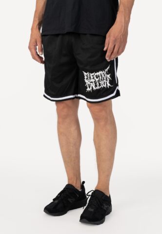Electric Callboy – Metal Logo Striped – Shorts – Schwarz – S – 100% Polyester
