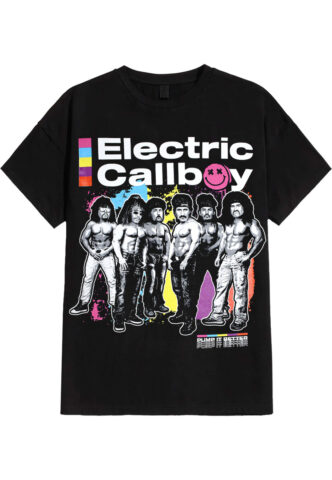 Electric Callboy – Pump It Better – T-Shirt – Schwarz – S – 100% Baumwolle