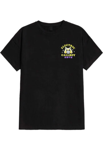 Electric Callboy – Ratatata Lucky Cat – T-Shirt – Schwarz – XXL – 100% Baumwolle
