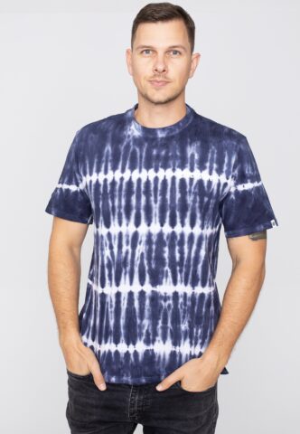 Element – Blazin Chest Tie Dye Eclipse Navy – T-Shirt – Blau – S – 100% Baumwolle