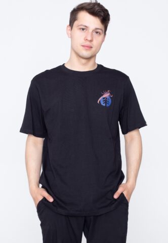 Element – Catron Flint Black – T-Shirt – Schwarz – S – 100% Bio-Baumwolle