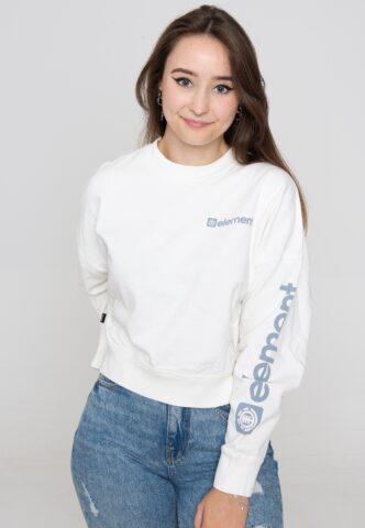 Element – Joint 2.0 Off White – Sweater – Weiß – L – 100% Baumwolle