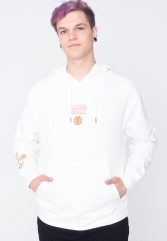 Element x Star Wars – Fightod Off White – Hoodie – Weiß – M – 100% Bio-Baumwolle