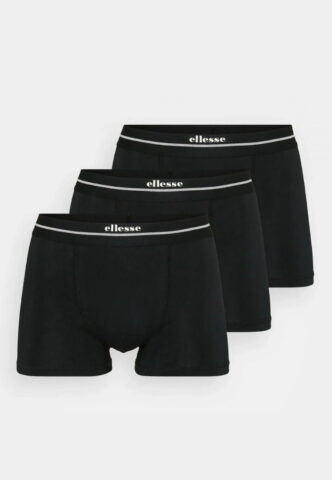 Ellesse – Ambria Pack Of 3 Black Mono – Boxershorts – Schwarz – M – 95% Baumwolle, 5% Elastan