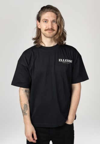 Ellesse – Dal 1959 Black – T-Shirt – Schwarz – M – 100% Baumwolle