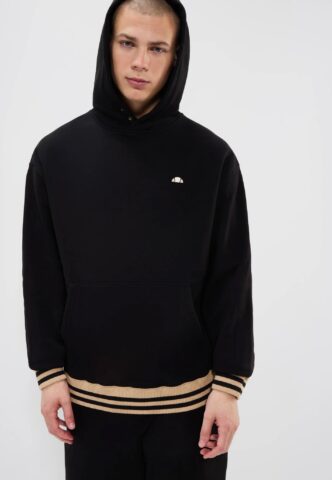 Ellesse – Hazzo Black – Hoodie – Schwarz – L – 80% Baumwolle, 20% Polyester