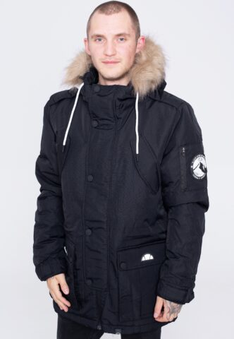Ellesse – Polter Black – Jacke – Schwarz – S – Obermaterial: 100% Polyester; Futter: 100% Polyester