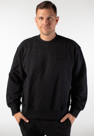 Ellesse – Rafori – Sweater – Schwarz – S – 85% Baumwolle, 15% Polyester