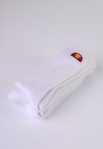 Ellesse – Tisbi Pack Of 3 White – Socken – Weiß – S/M – 98% Polyester, 2% Elastan